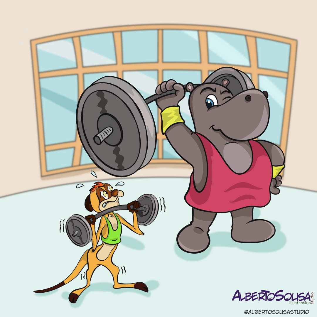 Zoo — Malhação, desenho de Alberto Sousa